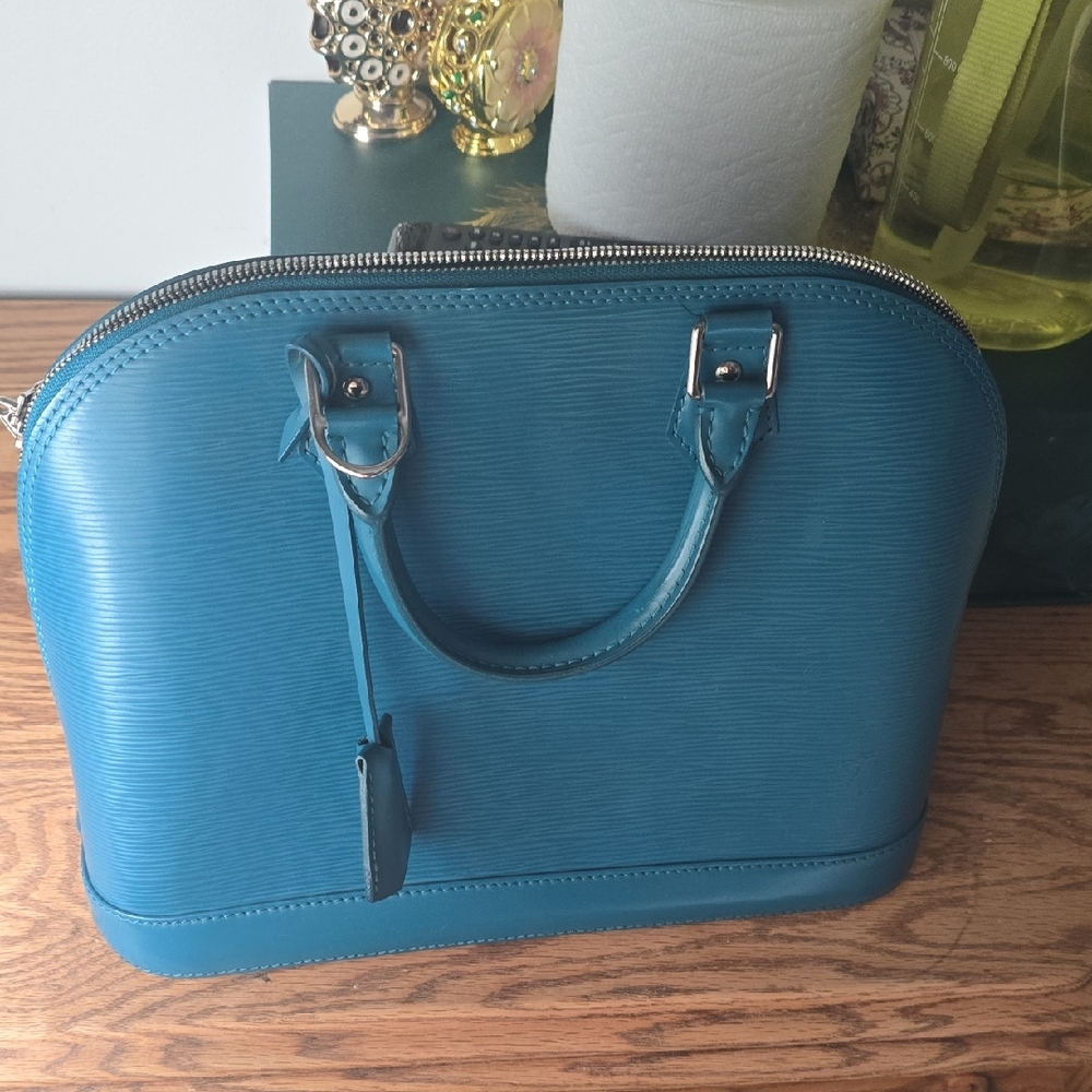 Louis Vuitton Teal Satchel